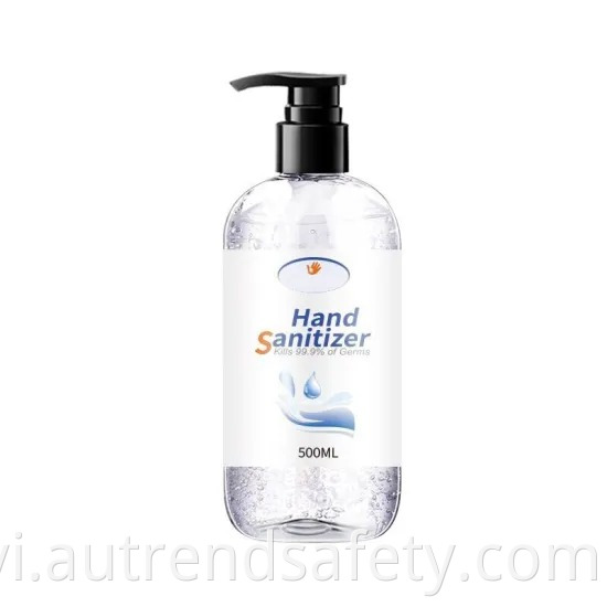 Wholesale Manufactures Waterless Alcohol 500ml Antibacterial Hand Gel 3